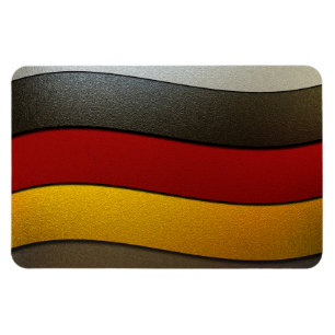 Ímã Alemanha Flag Colors-Chrome por Shirley Taylor