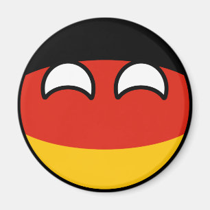 Imã Alemanha Geeky de tensão engraçada Countryball
