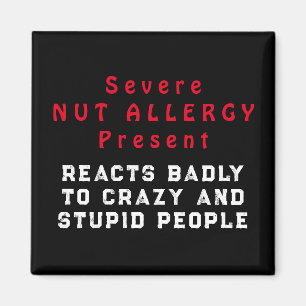 Imã Alergia Grave Presente - Reage Mal