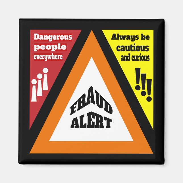 Imã Alerta de fraude (Frente)