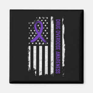 Imã Alerta de Sobredosagem com Drogas Bandeira America