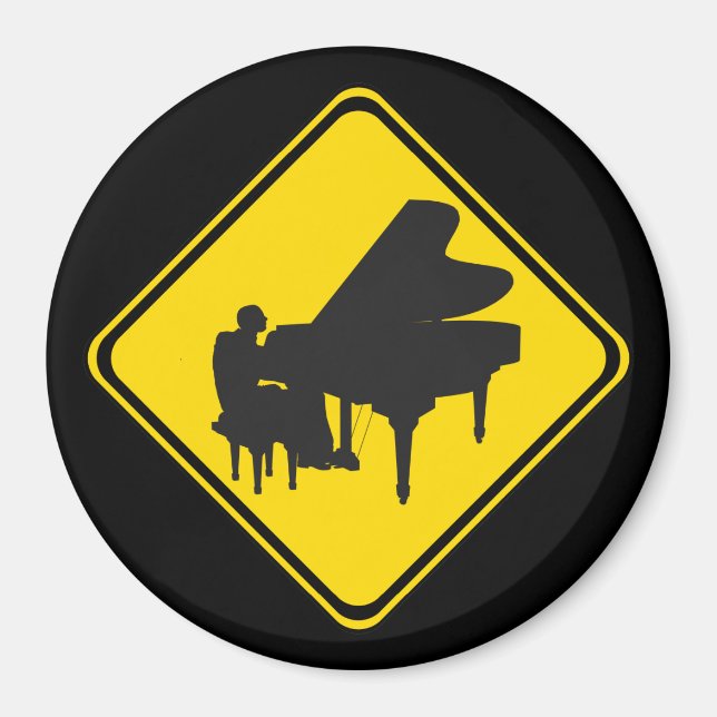 Imã Alerta: Jogador Piano à Frente! (Frente)