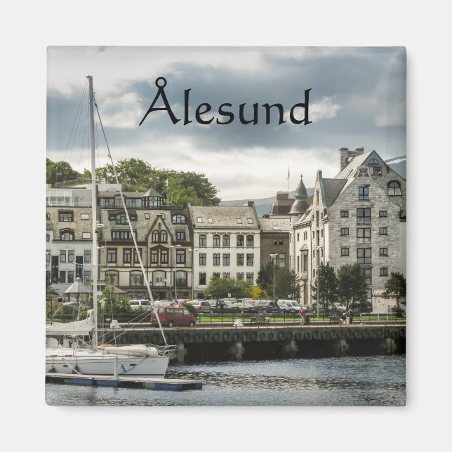 Imã Alesund Norway Souvenir (Frente)