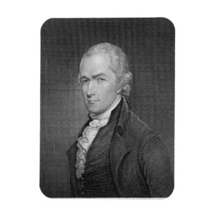 Ímã Alexander Hamilton (1757-1804) gravado por John