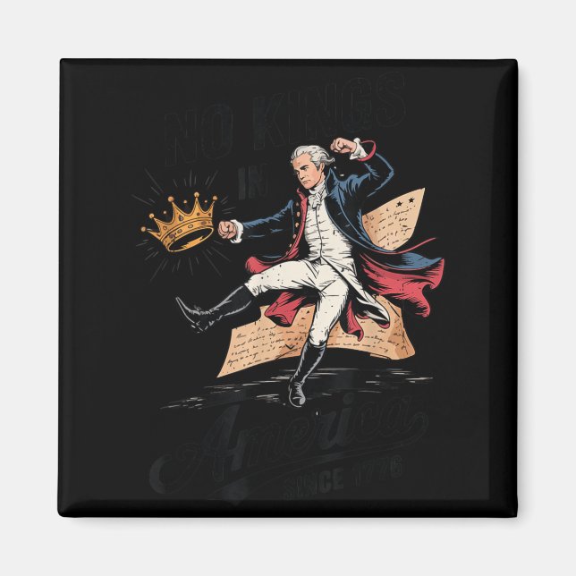 Imã Alexander Hamilton Reis da América Engraçado 4 de  (Frente)