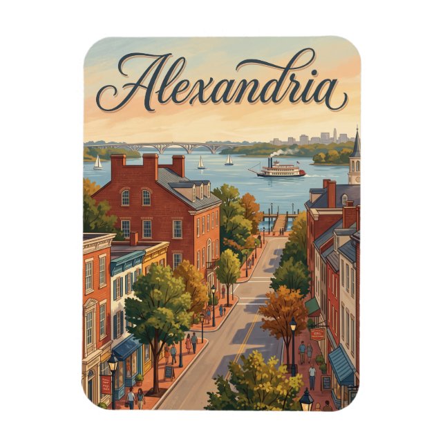Ímã Alexandria, Virgínia (Vertical)
