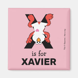 Imã Alfabeto do Elmo   X Raio X