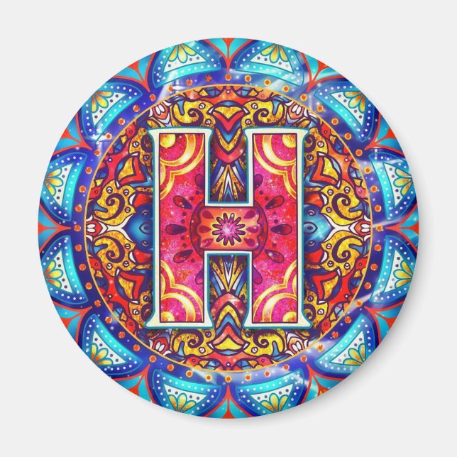 Imã Alfabeto H (Frente)