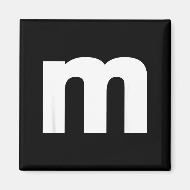 Imã Alfabeto M Letras Maiúsculas E Números (Frente)