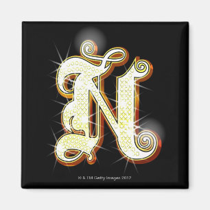 Imã Alfabeto N de Bling