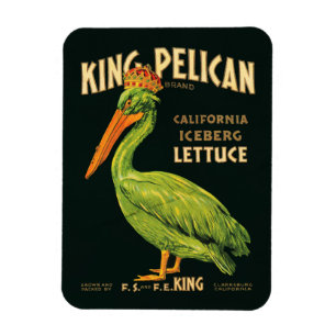 Ímã Alface iceberg King Pelican