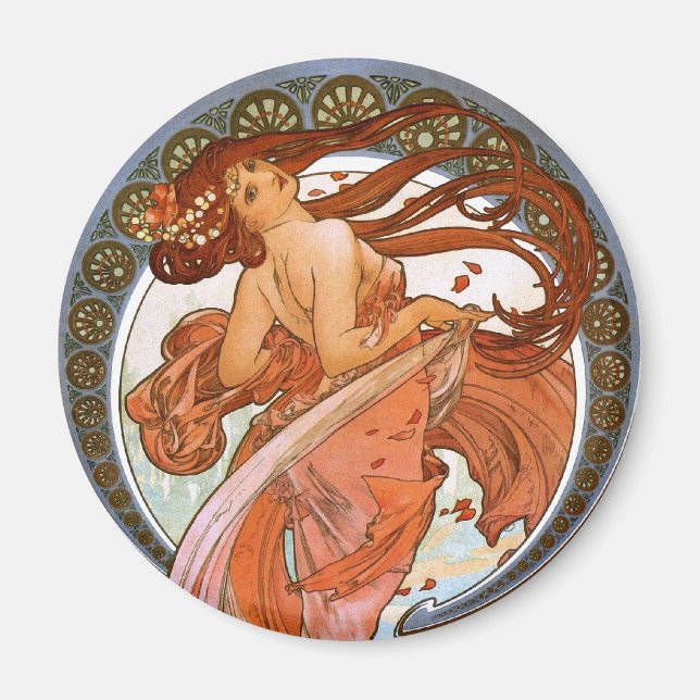 Imã Alfons Mucha: Dança (Frente)