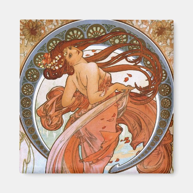 Imã Alfons Mucha: Dança (Frente)