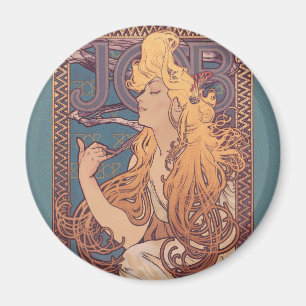 Imã Alfonse Mucha Job Art Nouveau mulher