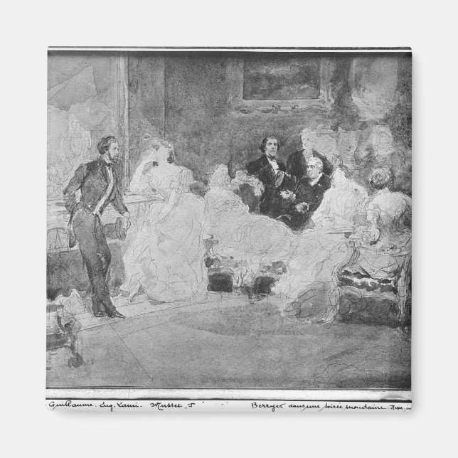 Imã Alfred de Musset Eugene Delacroix (Frente)