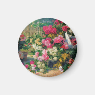 Imã Alfred Petit Flower Baskets e Potes de Flor em...