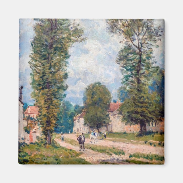 Imã Alfred Sisley - A Estrada de Versalhes (Frente)