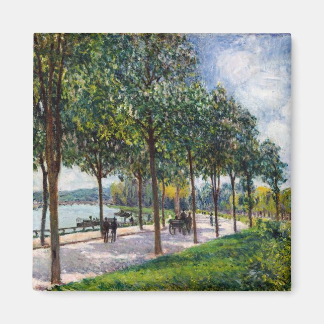 Imã Alfred Sisley - Allee de Castanheiras (Frente)
