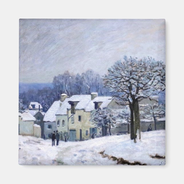 Imã Alfred Sisley - Coloque Chenil em Marly, Efeito da (Frente)