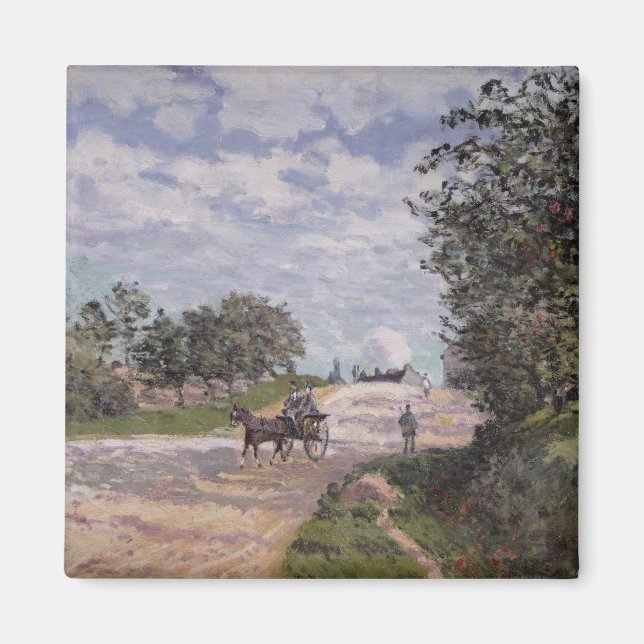 Imã Alfred Sisley | Estrada de Mantes (Frente)