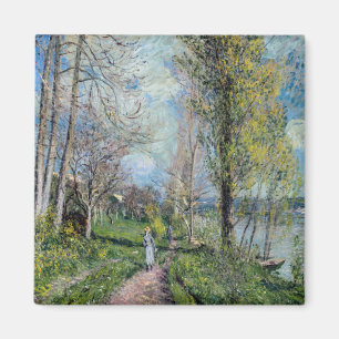 Imã Alfred Sisley - Margens do Sena em By
