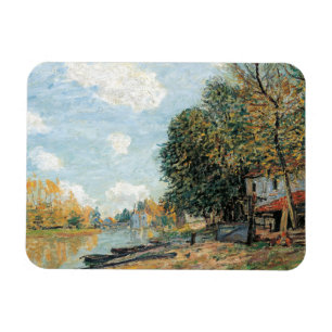 Ímã Alfred Sisley Moret: As margens do rio Loing