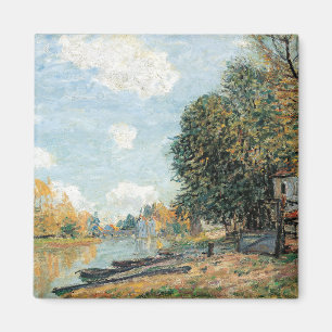 Imã Alfred Sisley Moret: As margens do rio Loing