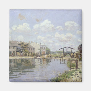 Imã Alfred Sisley o canal St Martin, Paris