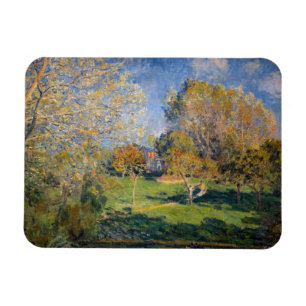 Ímã Alfred Sisley - O Jardim de Hoschede, Montgeron