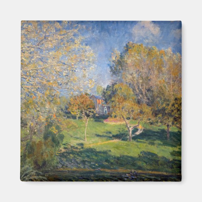 Imã Alfred Sisley - O Jardim de Hoschede, Montgeron (Frente)