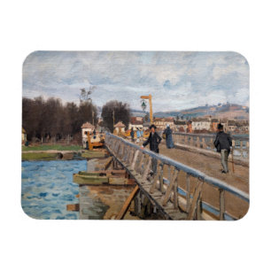 Ímã Alfred Sisley - Passagem de nível em Argenteuil