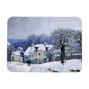 Ímã Alfred Sisley - Place Chenil em Marly, Efeito de N