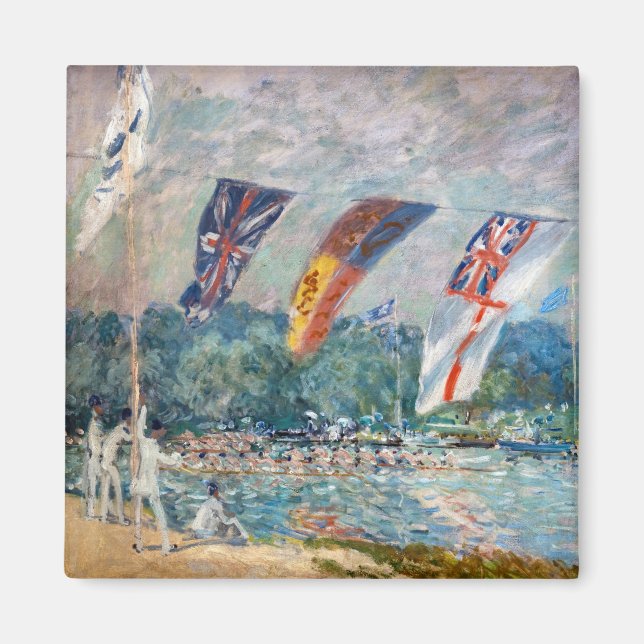 Imã Alfred Sisley - Regata em Molesey (Frente)