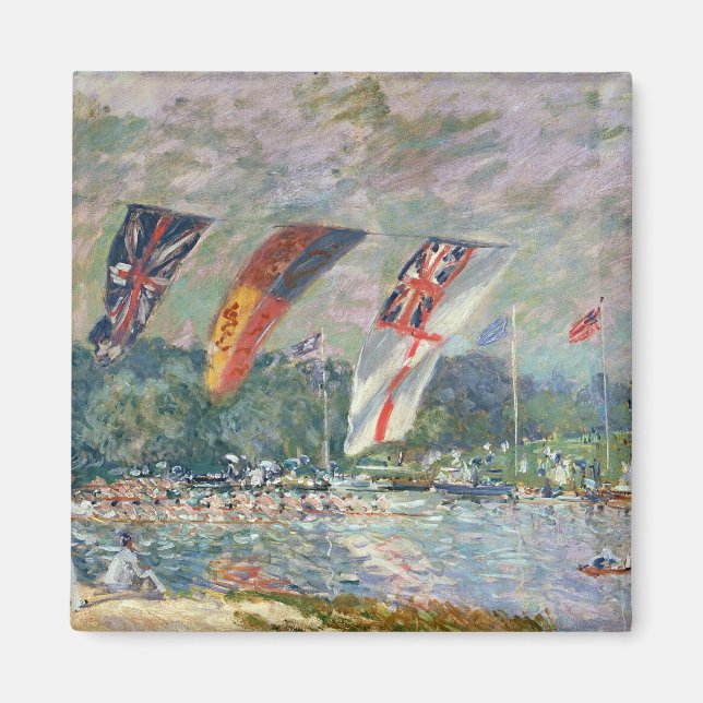 Imã Alfred Sisley | Regatta em Molesey (Frente)