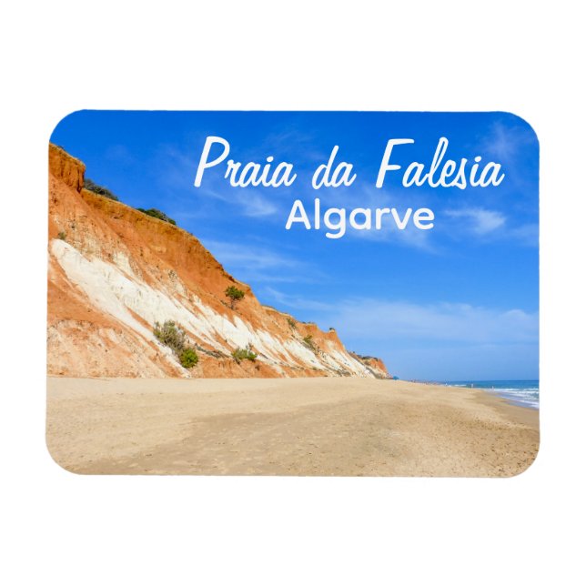Ímã Algarve Praia da Falesia Portugal Souvenir (Horizontal)