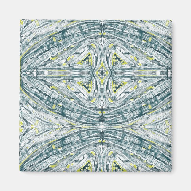 Imã Algas Em Vidro (Frente)