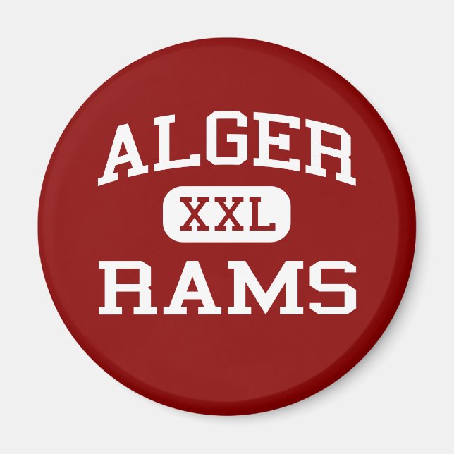 Imã Alger - Rams - Alger Middle School - Alger Ohio (Frente)