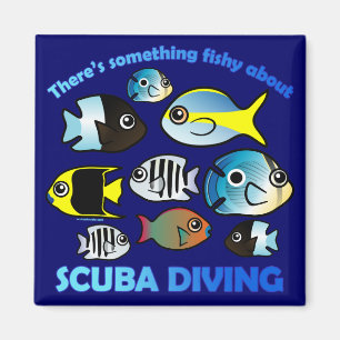 Imã Algo Fishy Sobre Scuba