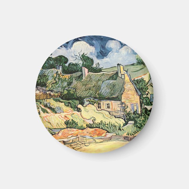 Imã Algodão achatado em Cordeville Vincent van Gogh (Frente)