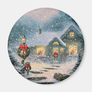 Imã Algodão de inverno de Natal