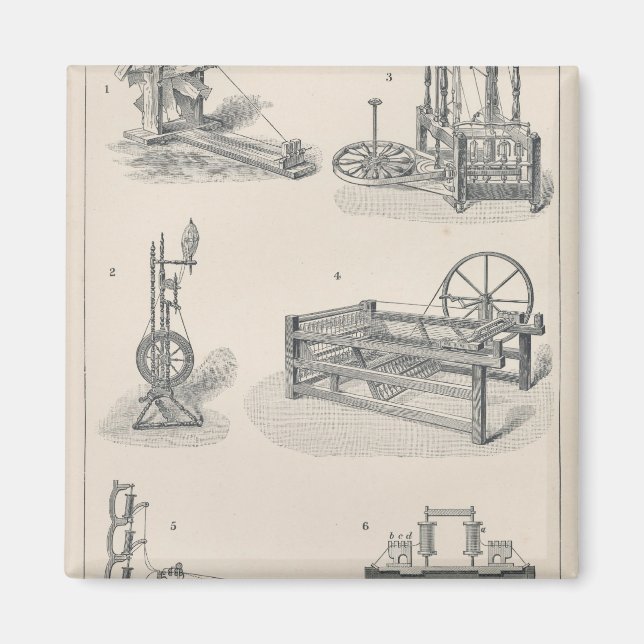 Imã Algodão girando I (Frente)