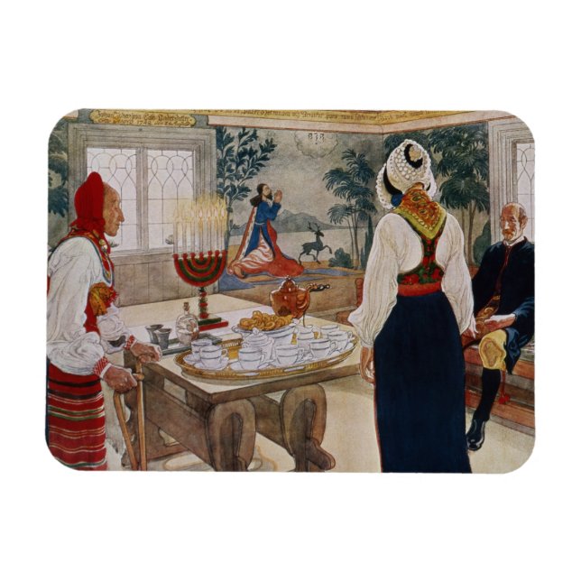 Ímã Algodão Mineiro, de um porto impresso comercialmen (Horizontal)