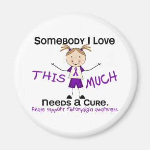 Imã Alguém amor de I - fibromialgia (menina)