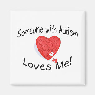 Imã Alguém com autismo ama-me (P Hrt)