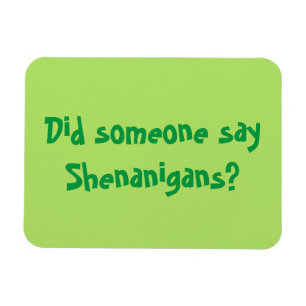 Ímã Alguém Disse Shenanigans? Rua, Dia de Patrick