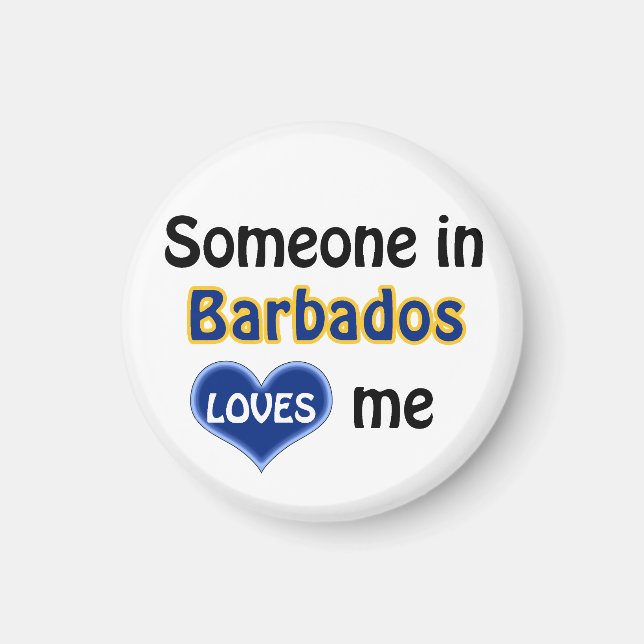 Imã Alguém em Barbados me ama (Frente)