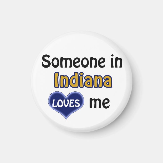 Imã Alguém em Indiana me ama (Frente)