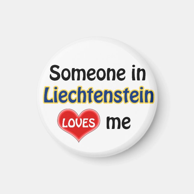 Imã Alguém em Liechtenstein me ama (Frente)