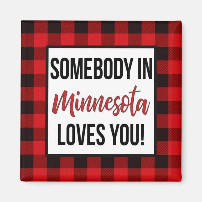 Imã Alguém em Minnesota te ama (Frente)