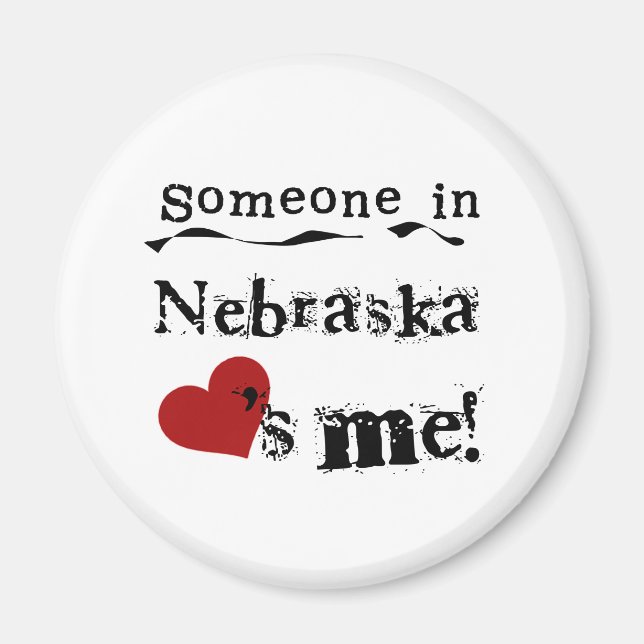 Imã Alguém Em Nebraska Me Ama (Frente)